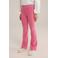 WE Fashion fluwelen flared broek lichtroze