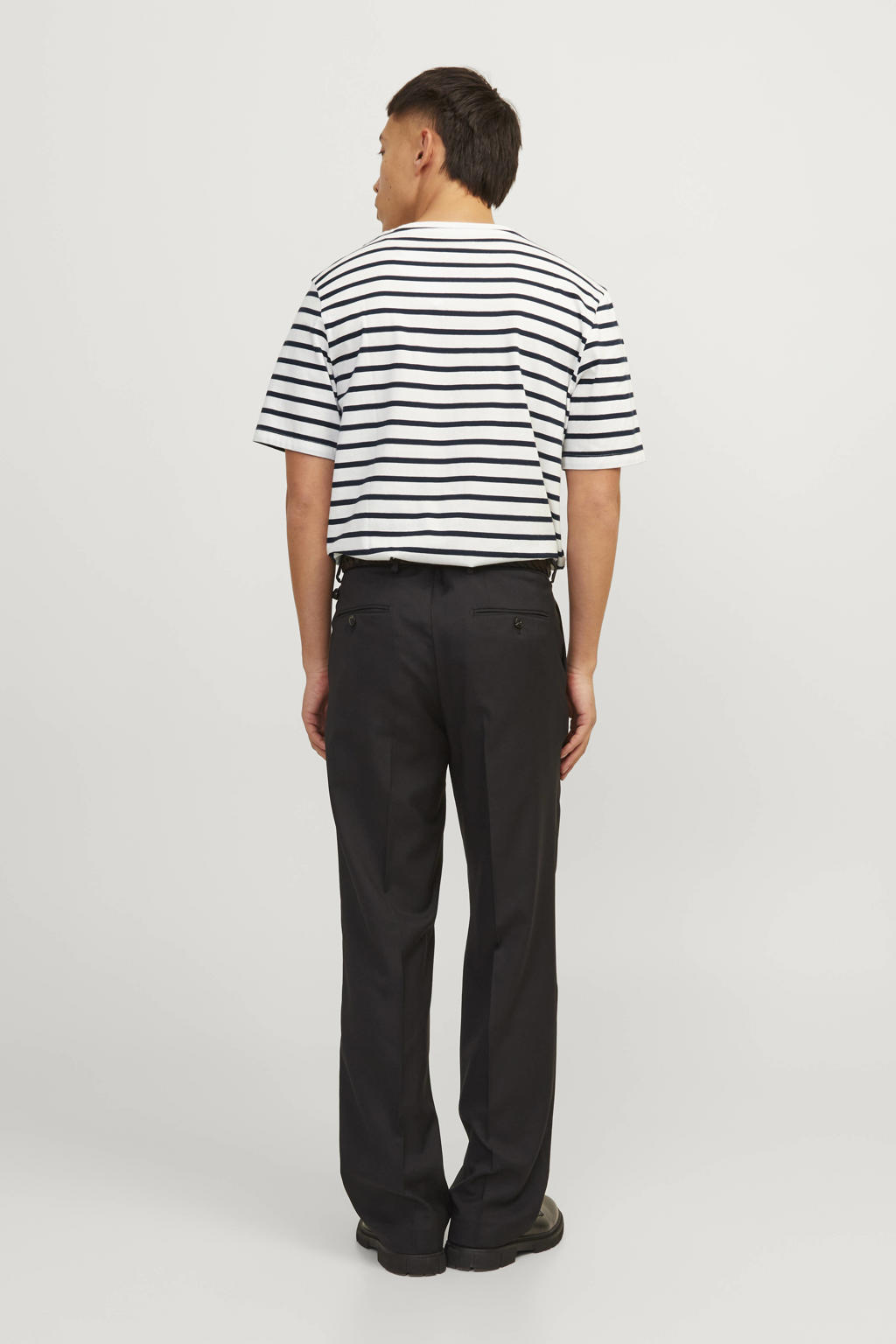 JACK & JONES ESSENTIALS regular fit T-shirt JJEORGANIC cloud dancer