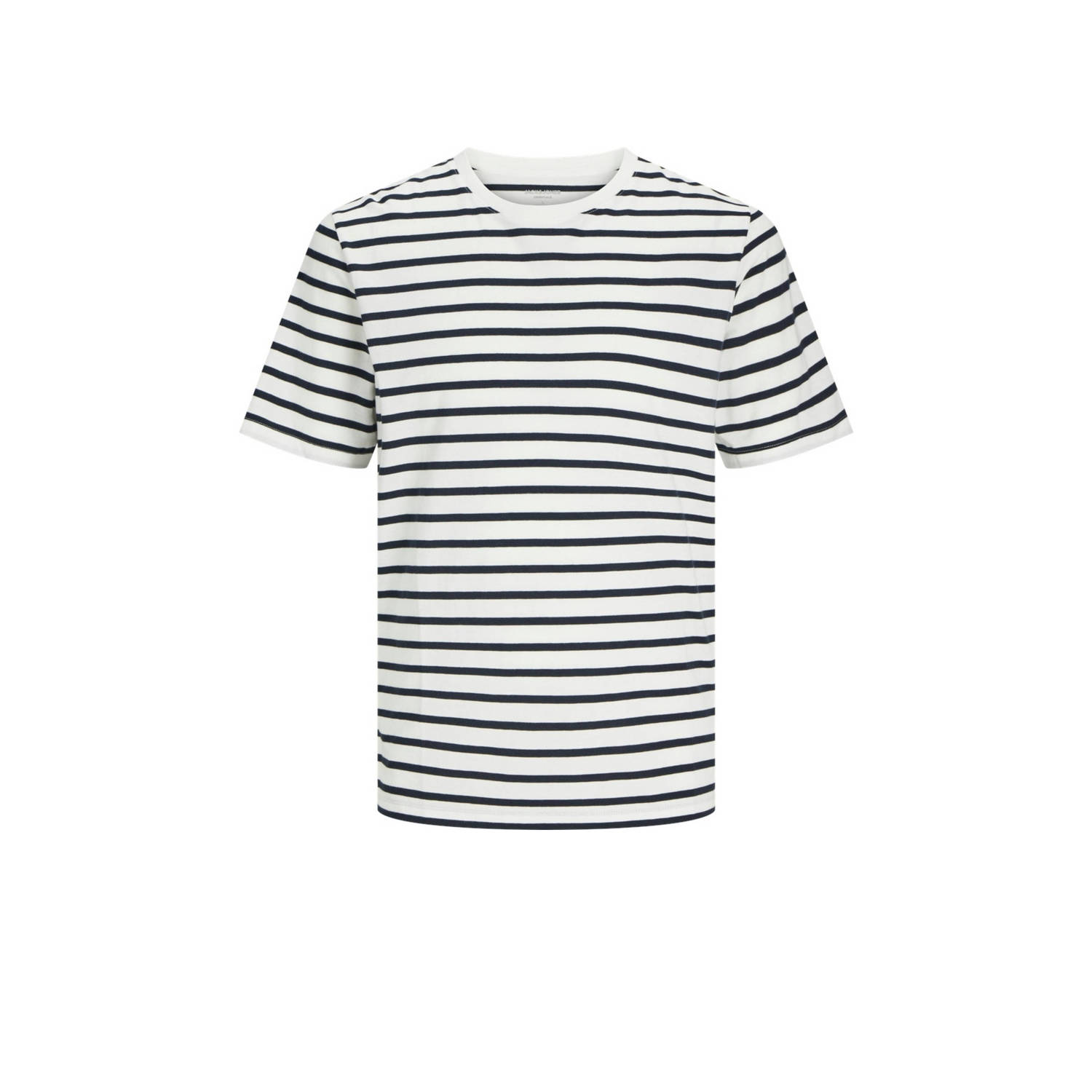 JACK & JONES ESSENTIALS regular fit T-shirt JJEORGANIC cloud dancer