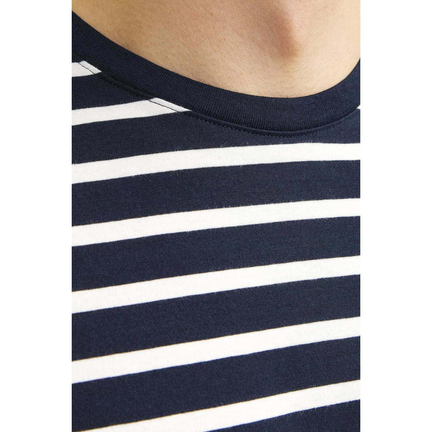 JACK & JONES ESSENTIALS regular fit T-shirt JJEORGANIC navy blazer