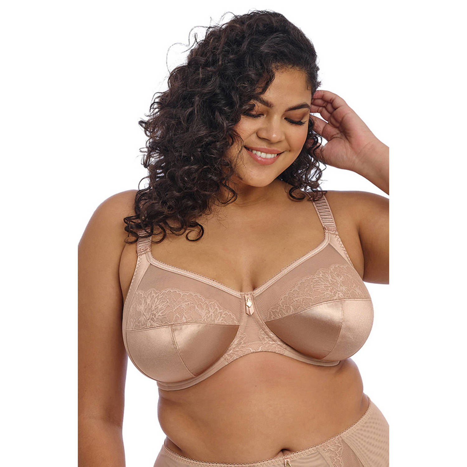 Elomi niet-voorgevormde beugelbh Cate Allure beige