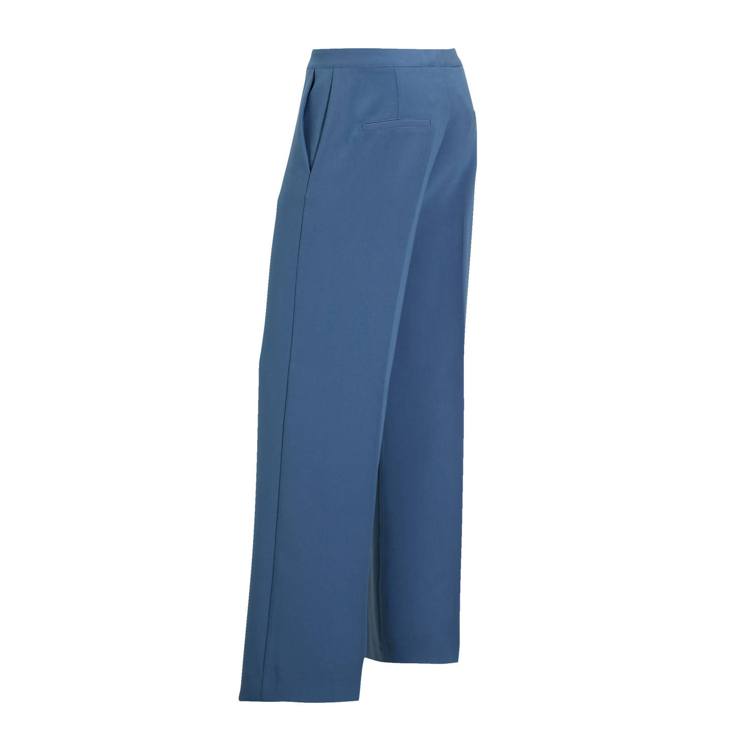 Another-Label straight fit pantalon Moore blauw