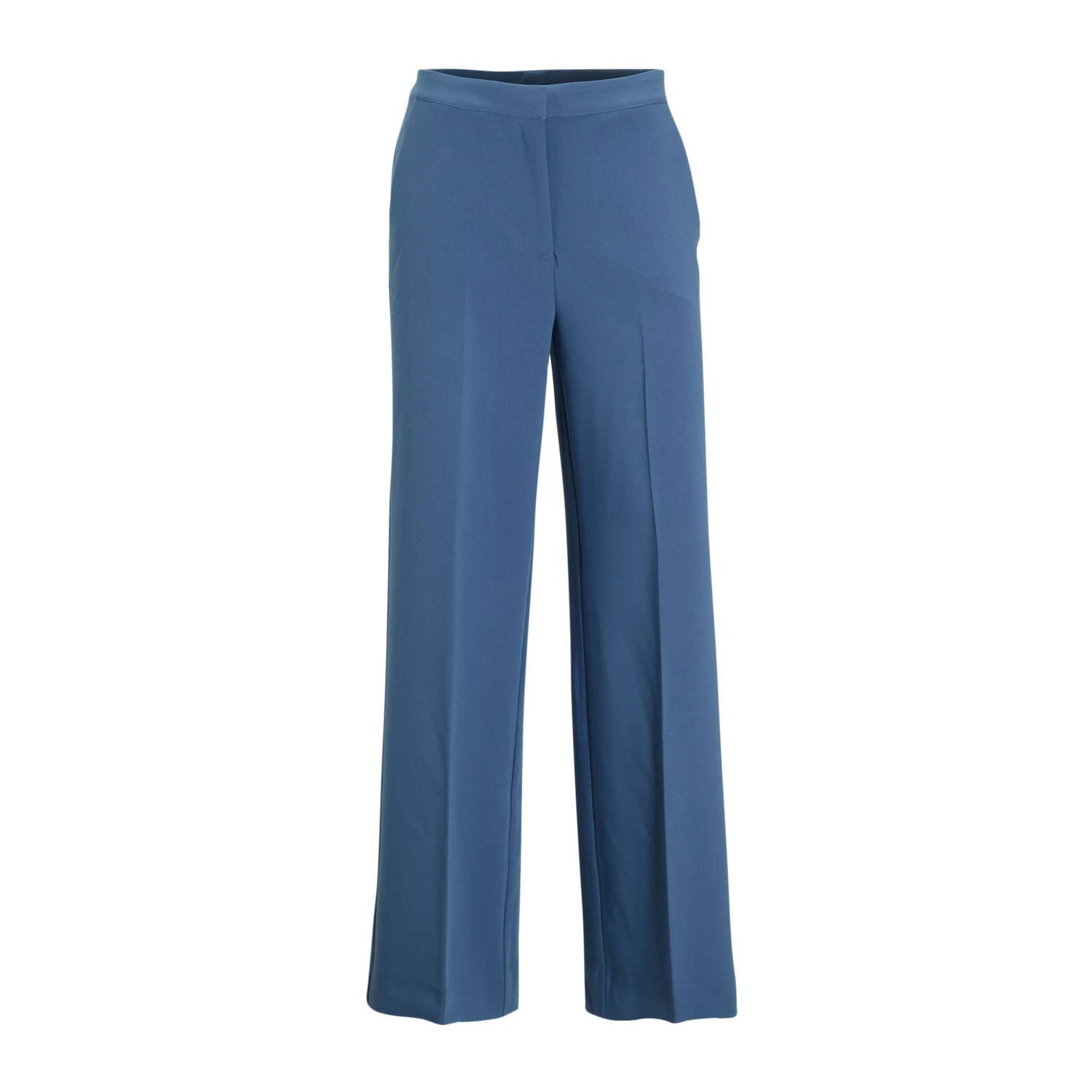 Another-Label straight fit pantalon Moore blauw