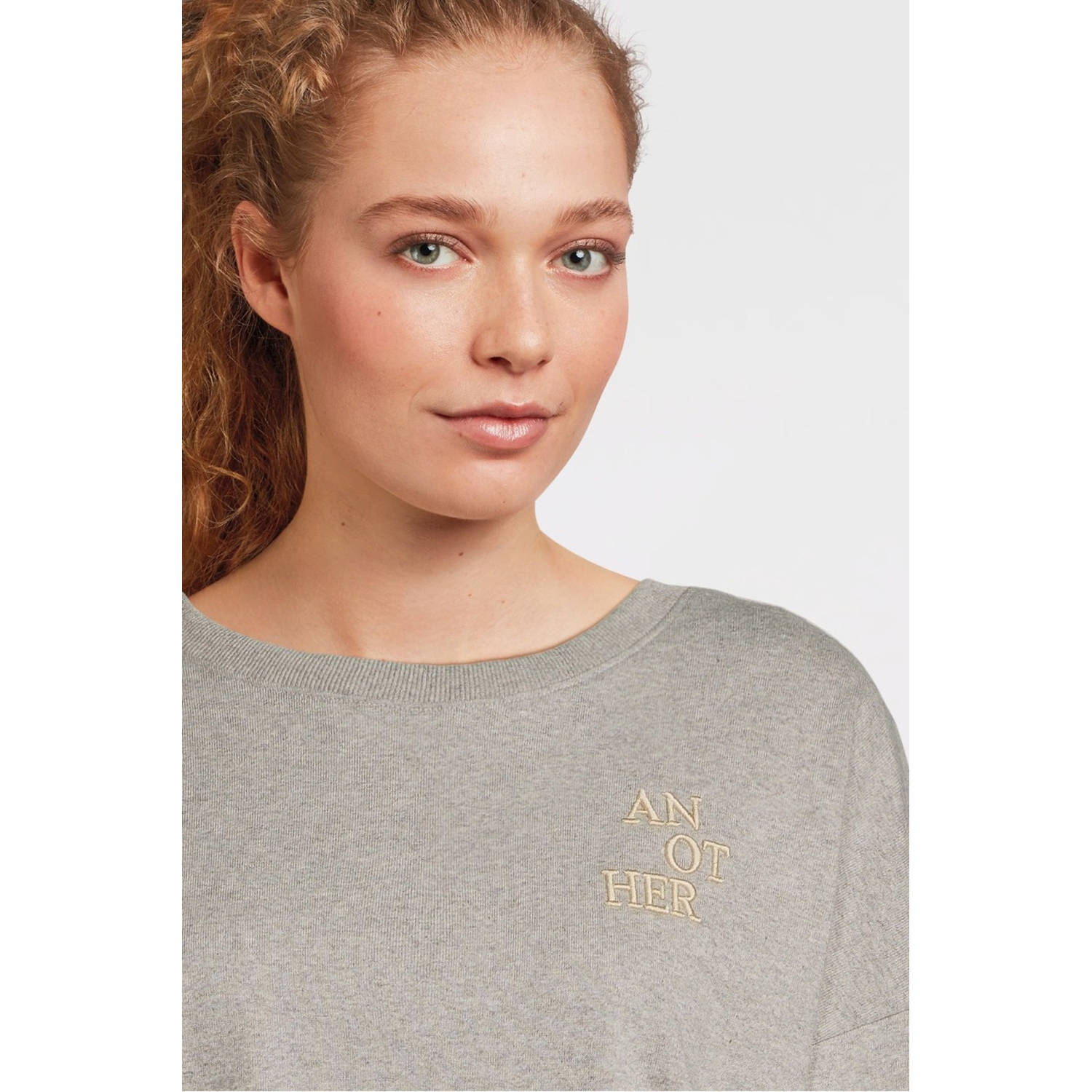 Another-Label sweater grijs