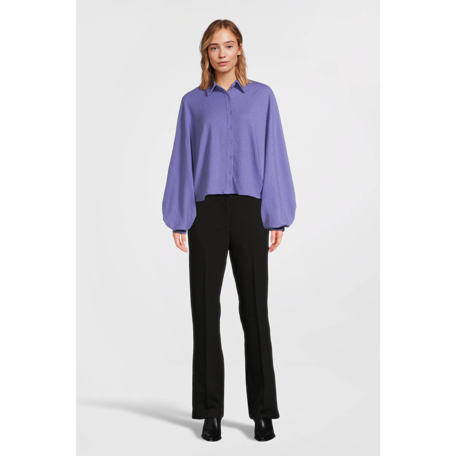 Another-Label blouse Bobby paars