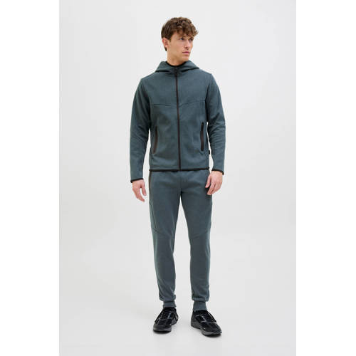 JACK & JONES CORE gemêleerd sweatvest JCOFUSION navy blazer afbeelding
