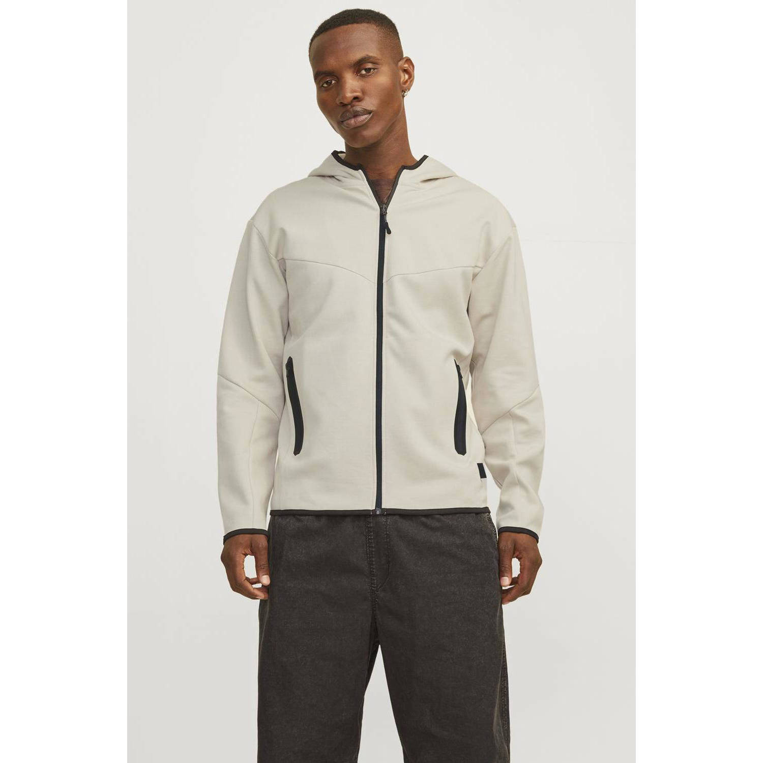 Jack & Jones Sweatvest JCOFUSION SWEAT ZIP HOOD NOOS