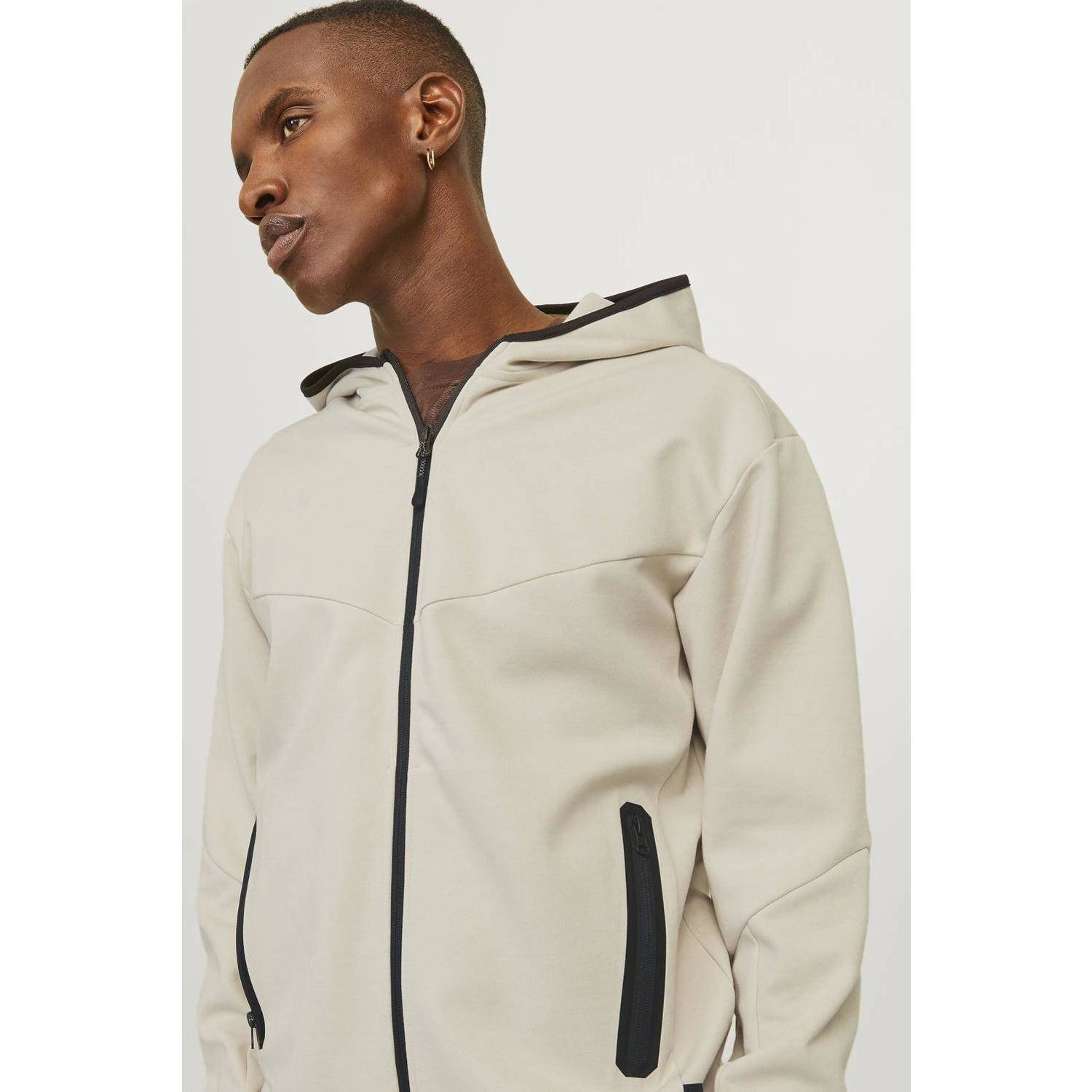 JACK & JONES CORE sweatvest JCOFUSION moonbeam