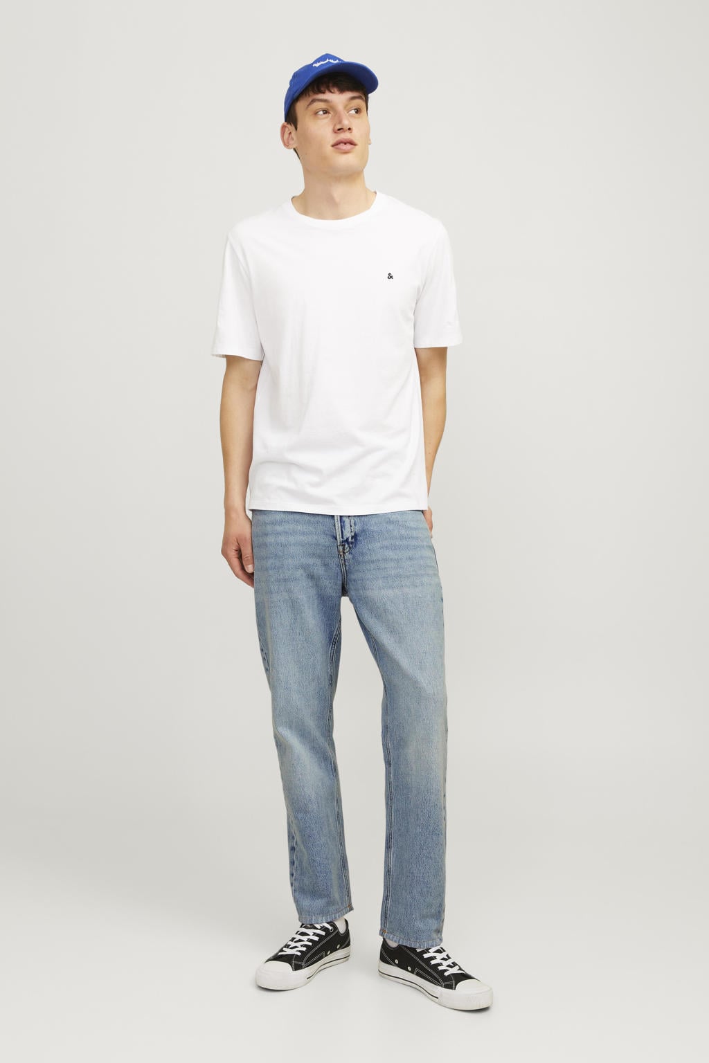 JACK & JONES JEANS INTELLIGENCE relaxed fit jeans - blue denim