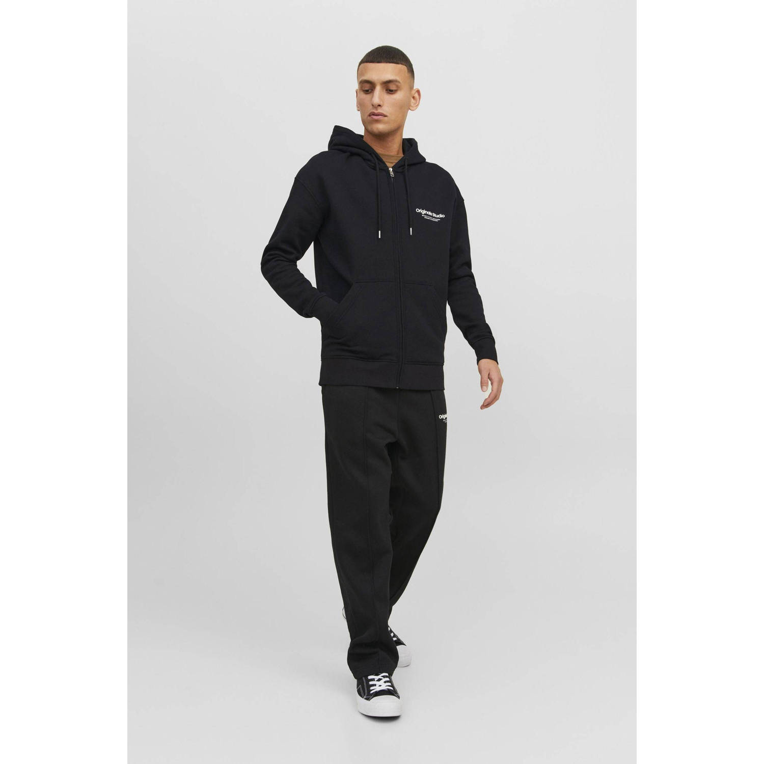 JACK & JONES ORIGINALS sweatvest JORVESTERBRO met logo
