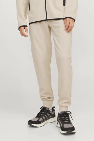 gemêleerde slim fit joggingbroek JPSTWILL moonbeam