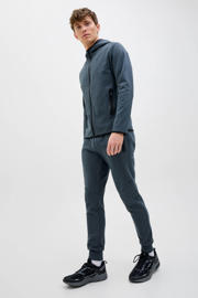thumbnail: JACK & JONES PANTS STUDIO gemêleerde slim fit joggingbroek JPSTWILL navy blazer