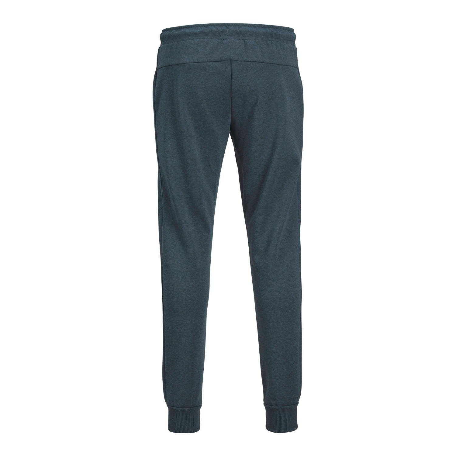 JACK & JONES PANTS STUDIO gemêleerde slim fit joggingbroek JPSTWILL navy blazer