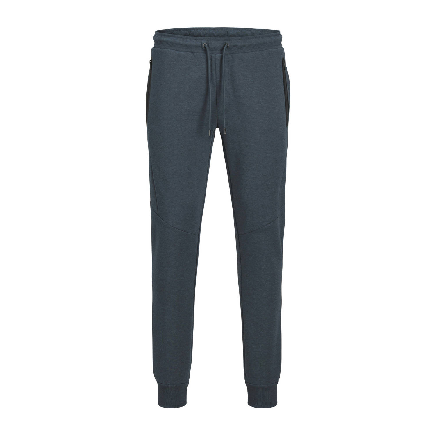 JACK & JONES PANTS STUDIO gemêleerde slim fit joggingbroek JPSTWILL navy blazer