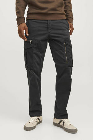 Heren Baggy cargobroek van biologisch katoen in washed grey | NL