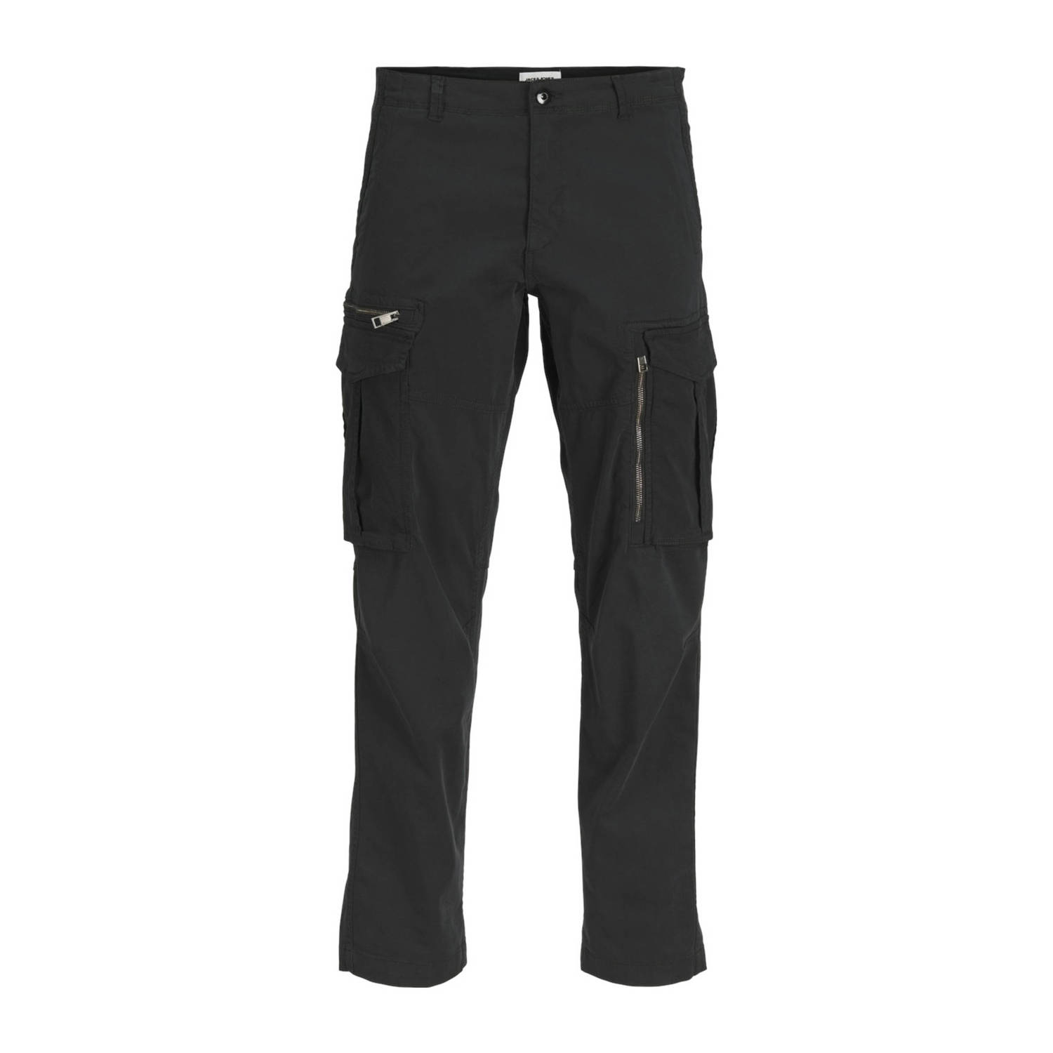 JACK & JONES PANTS STUDIO relaxed cargo broek JPSTKANE JJCRUISE zwart