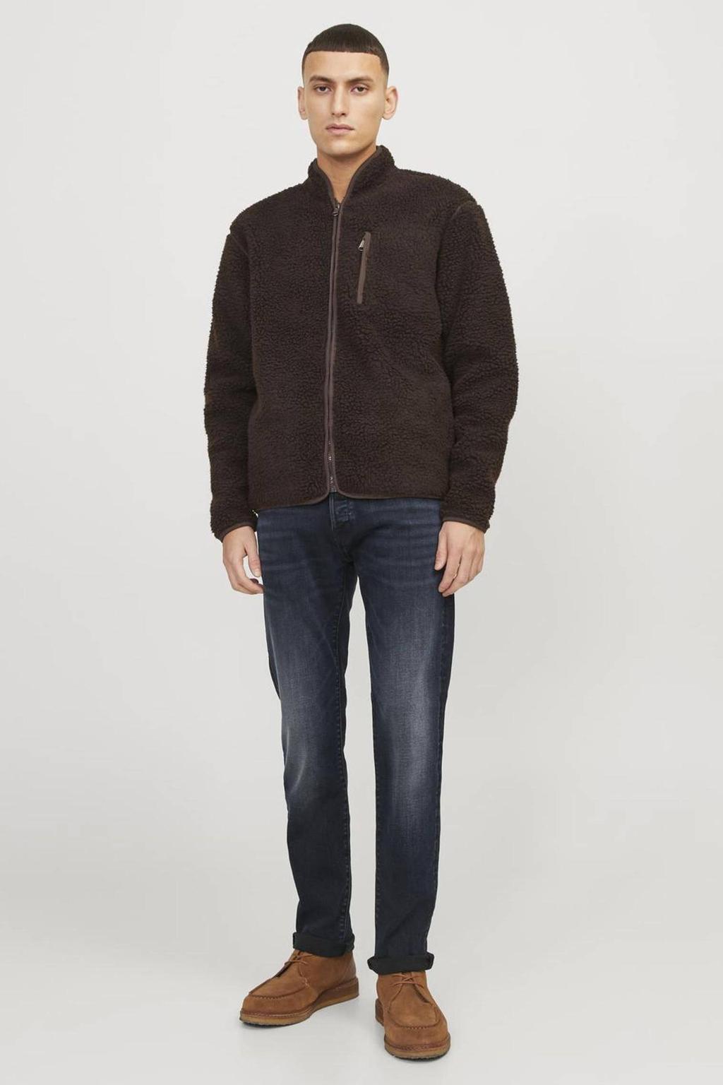 JACK & JONES JEANS INTELLIGENCE slim fit jeans JJIGLENN blue denim