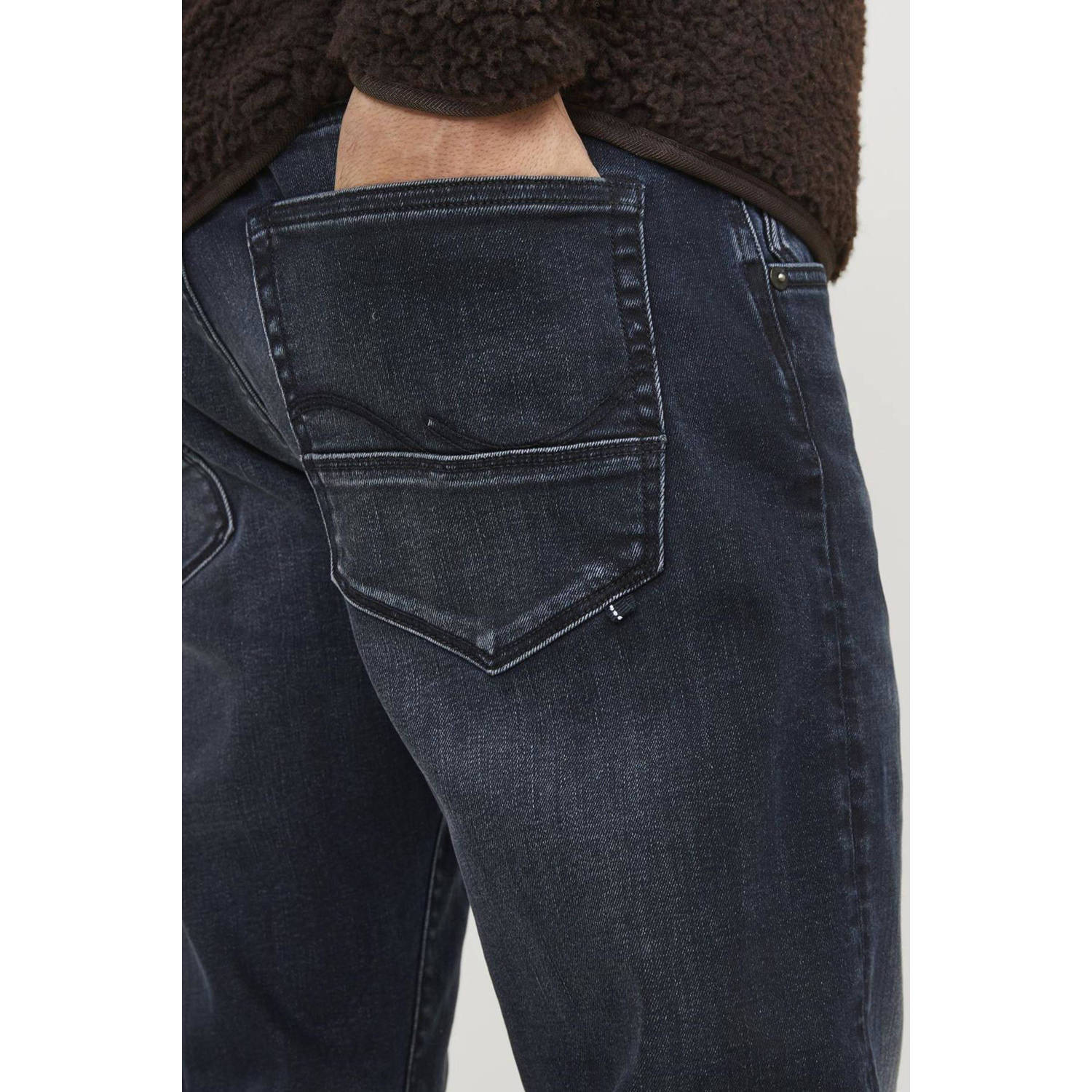 JACK & JONES JEANS INTELLIGENCE slim fit jeans JJIGLENN blue denim