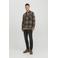 JACK & JONES JEANS INTELLIGENCE taperd fit jeans JJIMIKE JJORIGINAL zwart