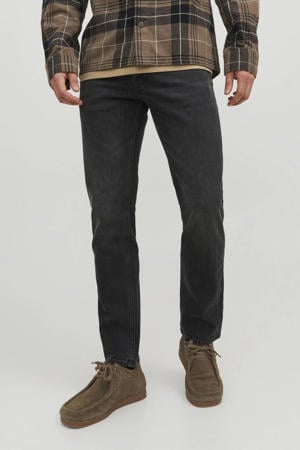 taperd fit jeans JJIMIKE JJORIGINAL zwart