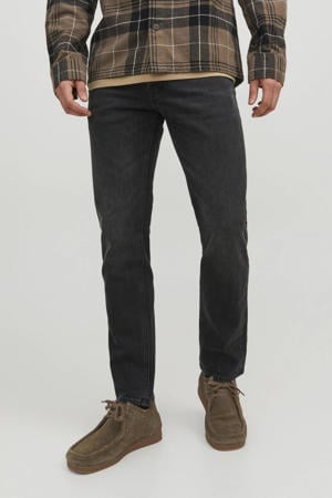 taperd fit jeans JJIMIKE JJORIGINAL zwart