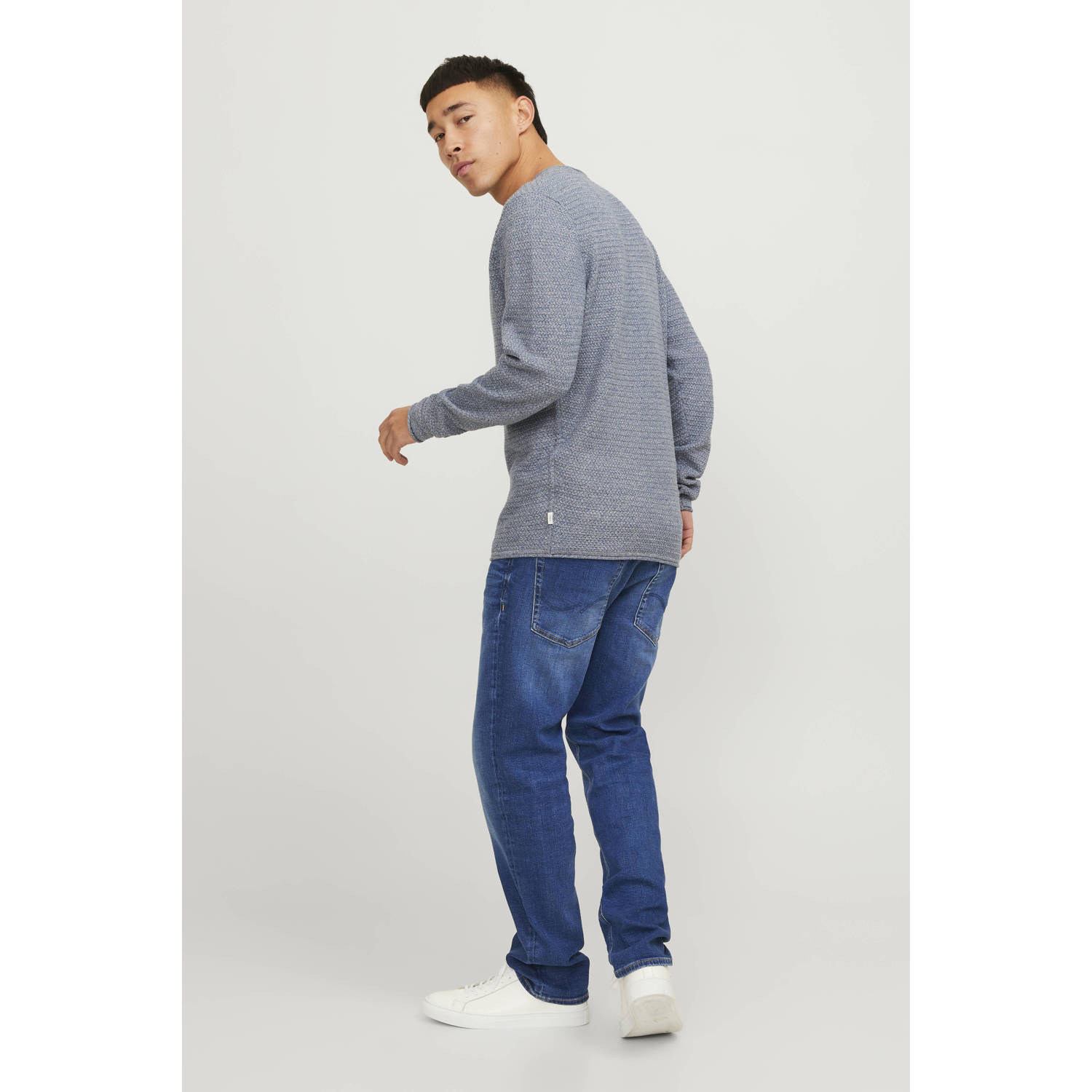 JACK & JONES JEANS INTELLIGENCE regular fit jeans JJICLARK blue denim