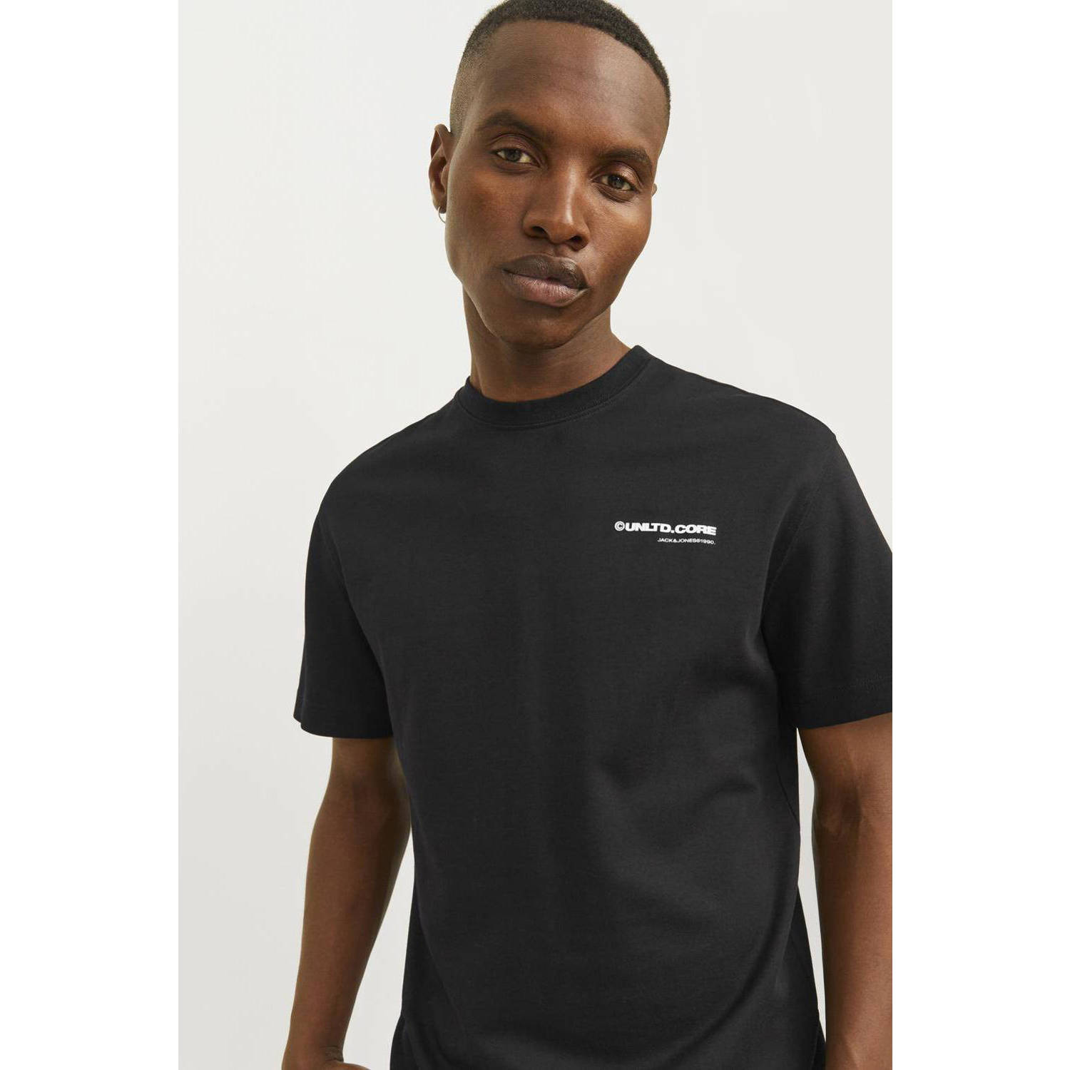 Jack & Jones Shirt met ronde hals JCOAERO PRINT TEE SS CREW NECK NOOS