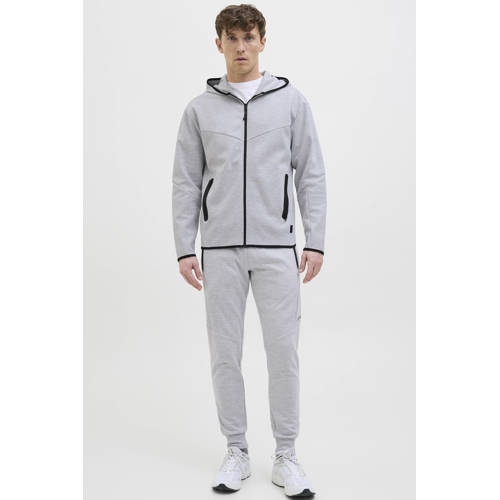 JACK & JONES CORE gemêleerd sweatvest JCOFUSION light grey melange afbeelding