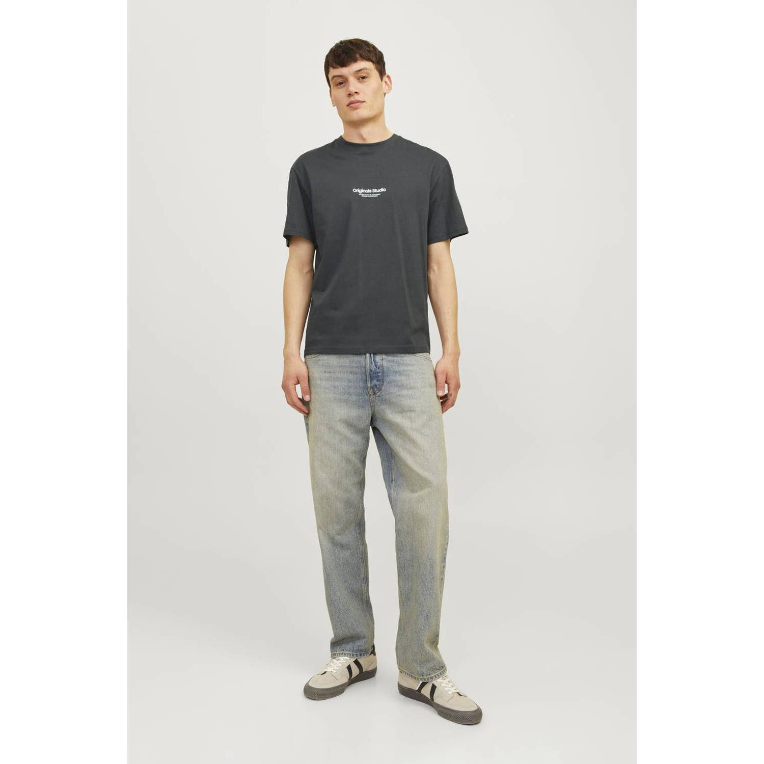JACK & JONES ORIGINALS regular fit T-shirt JORVESTERBRO met printopdruk