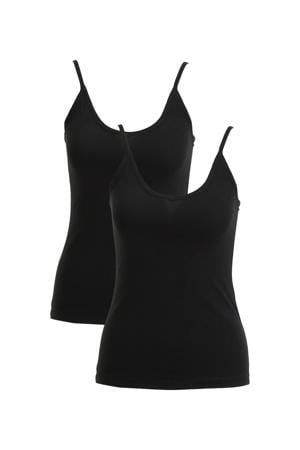 hemd (set van 2) zwart