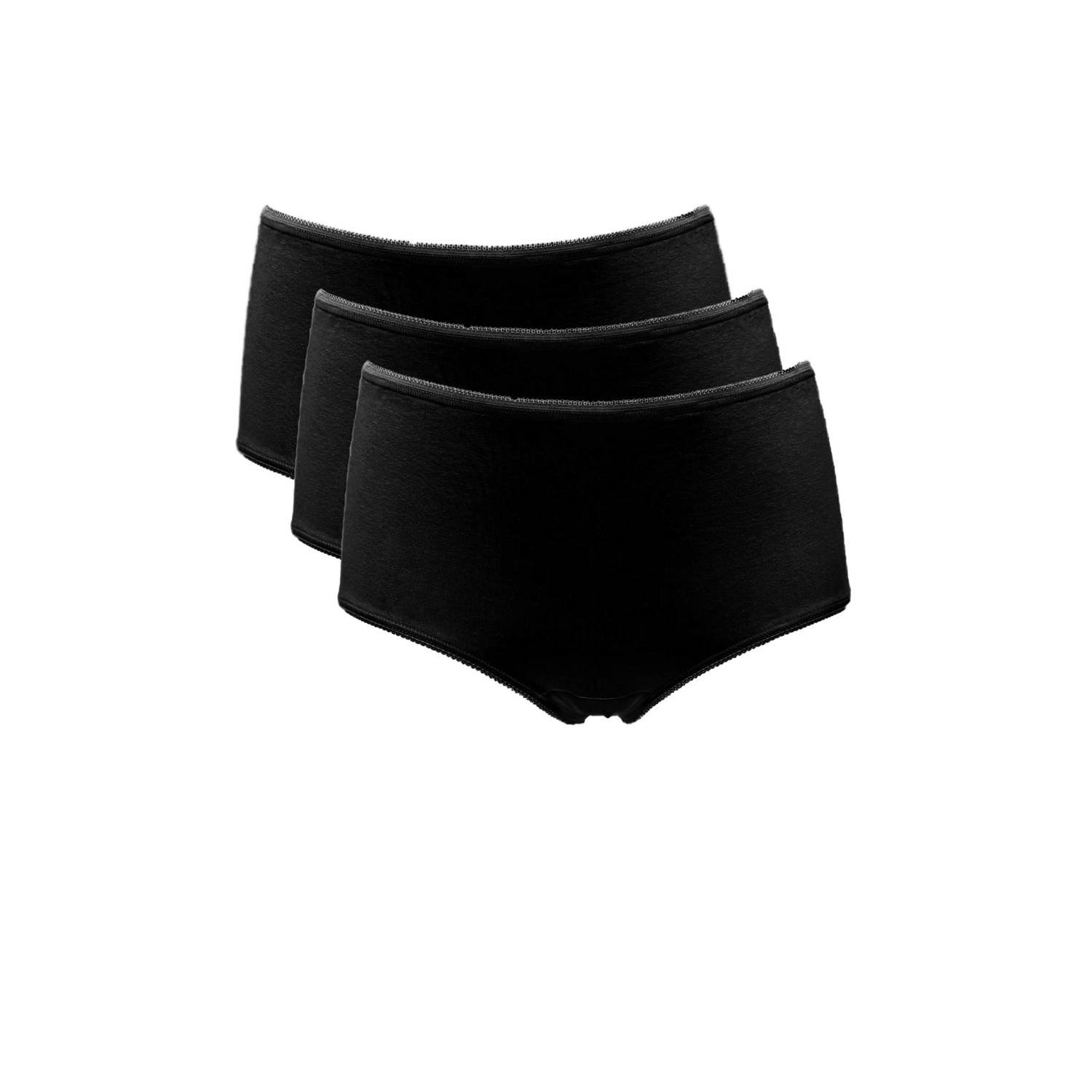 Mustang Midislip Midi cotton brief (Set van 3)