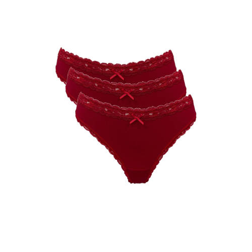 My Basic by After Eden string (set van 3) rood afbeelding