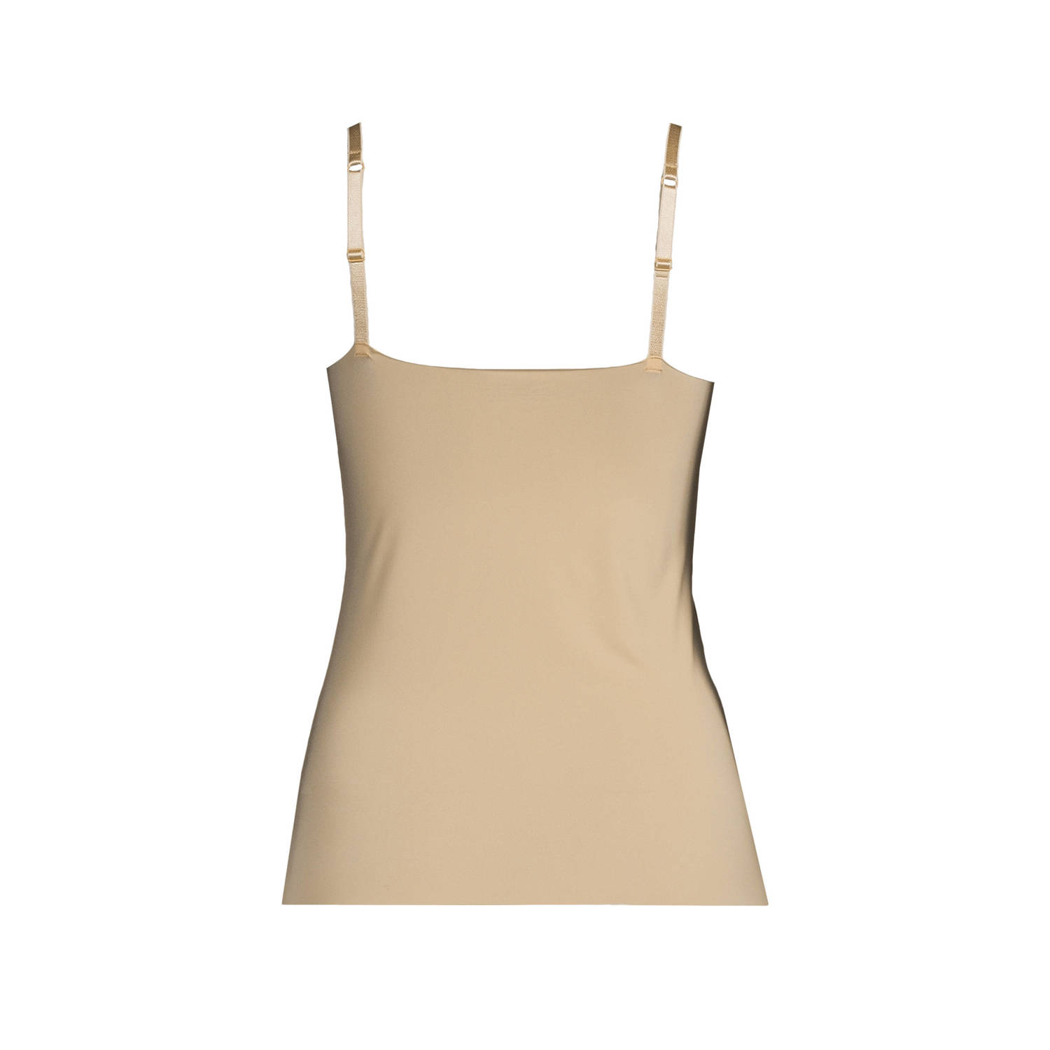 My Basic by After Eden naadloos hemd met kant (set van 2) beige