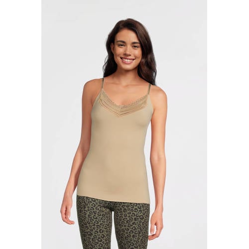 My Basic by After Eden hemd met kant (set van 2) beige afbeelding