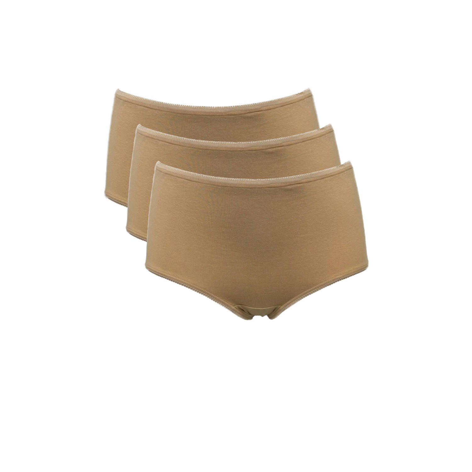 My Basic by After Eden slip (set van 3) beige