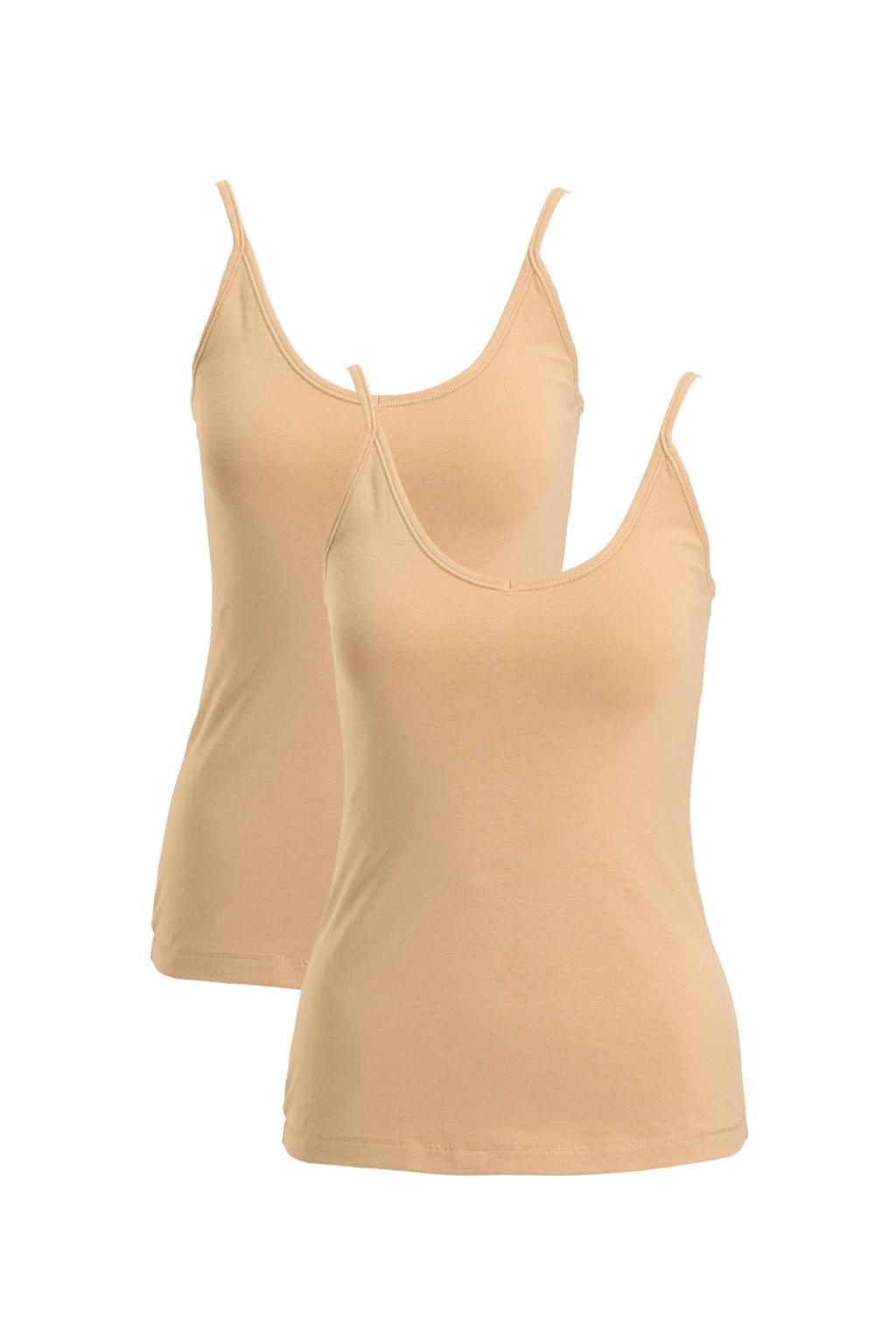 My Basic by After Eden hemd (set van 2) beige