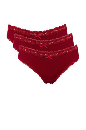 slip (set van 3) rood