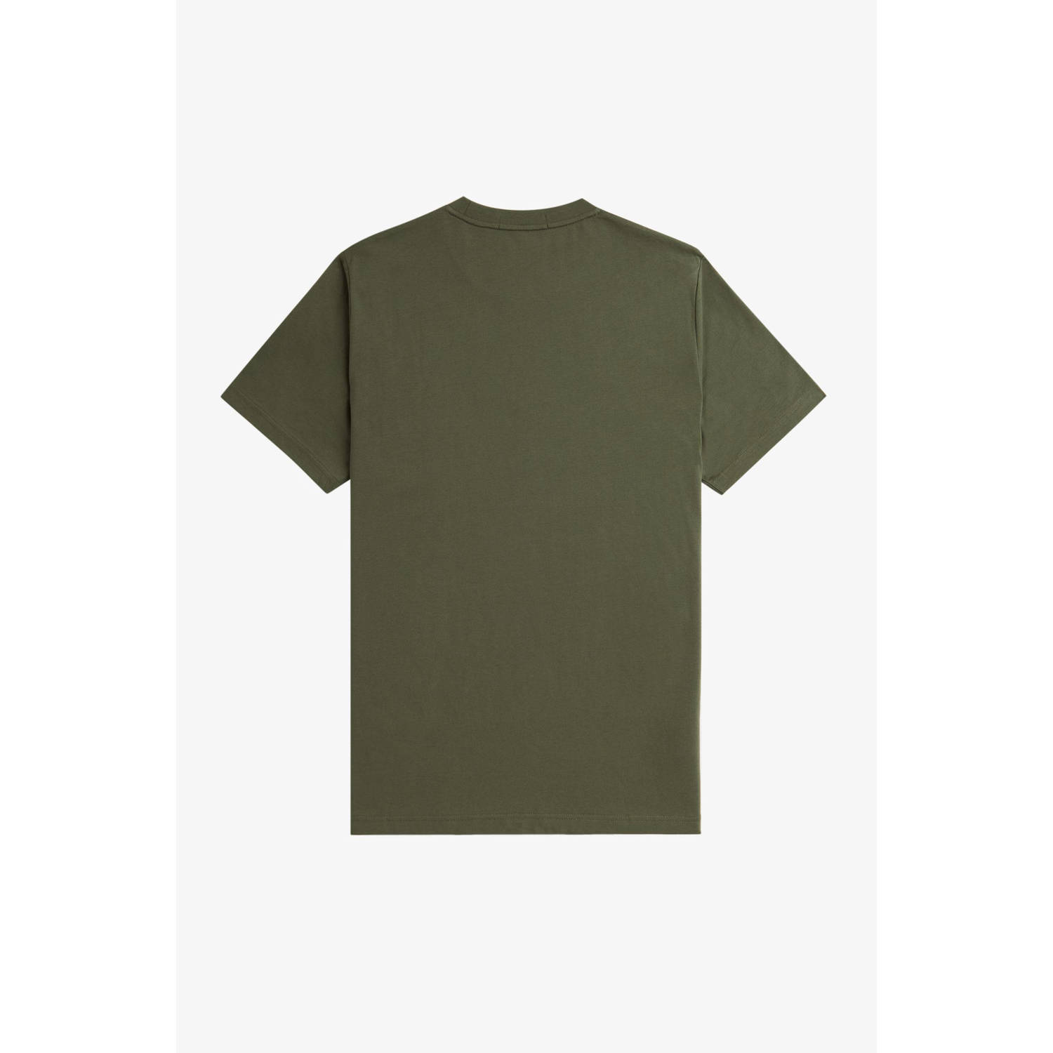 Fred Perry T-shirt met printopdruk donkergroen