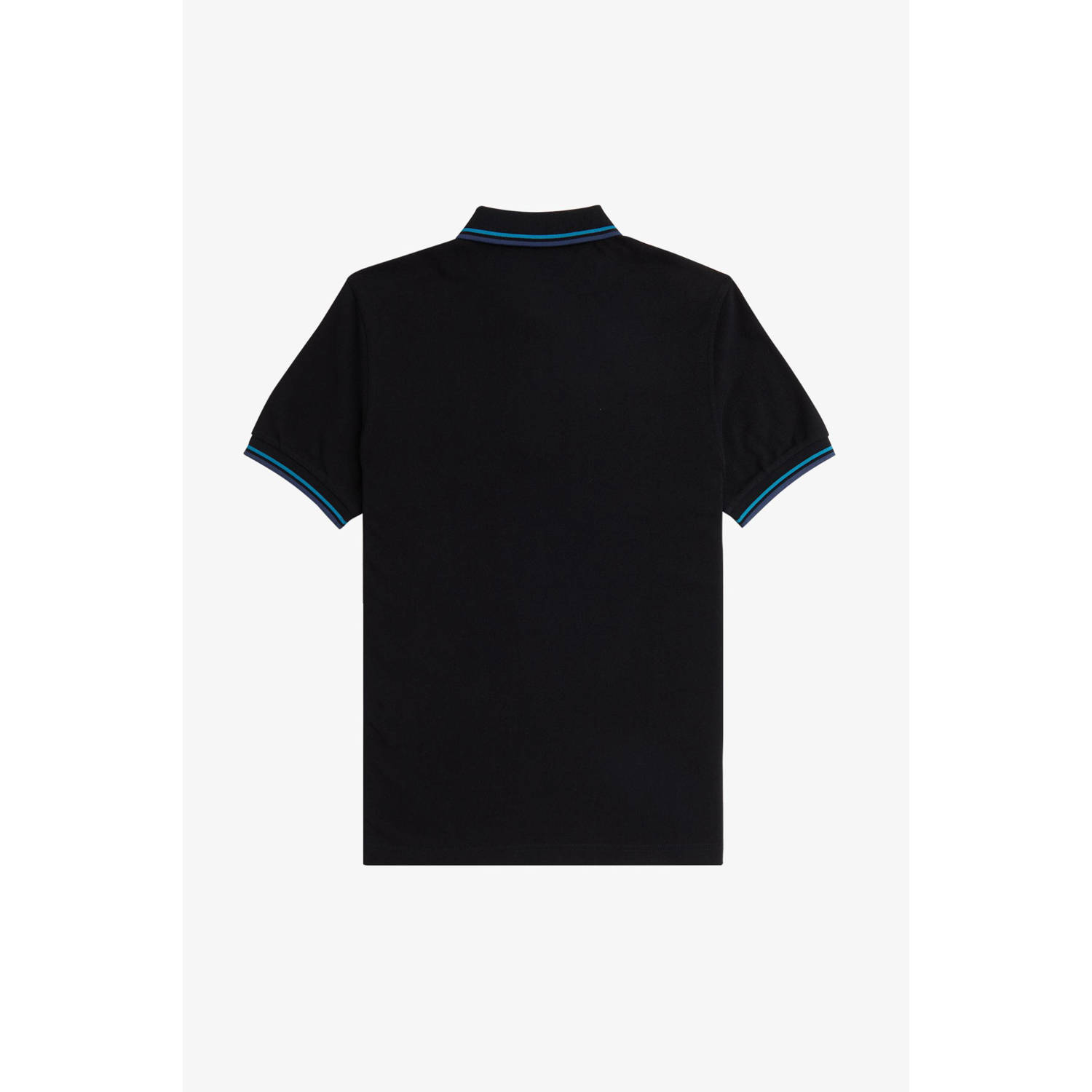 Fred Perry regular fit polo TWIN TIPPED met contrastbies