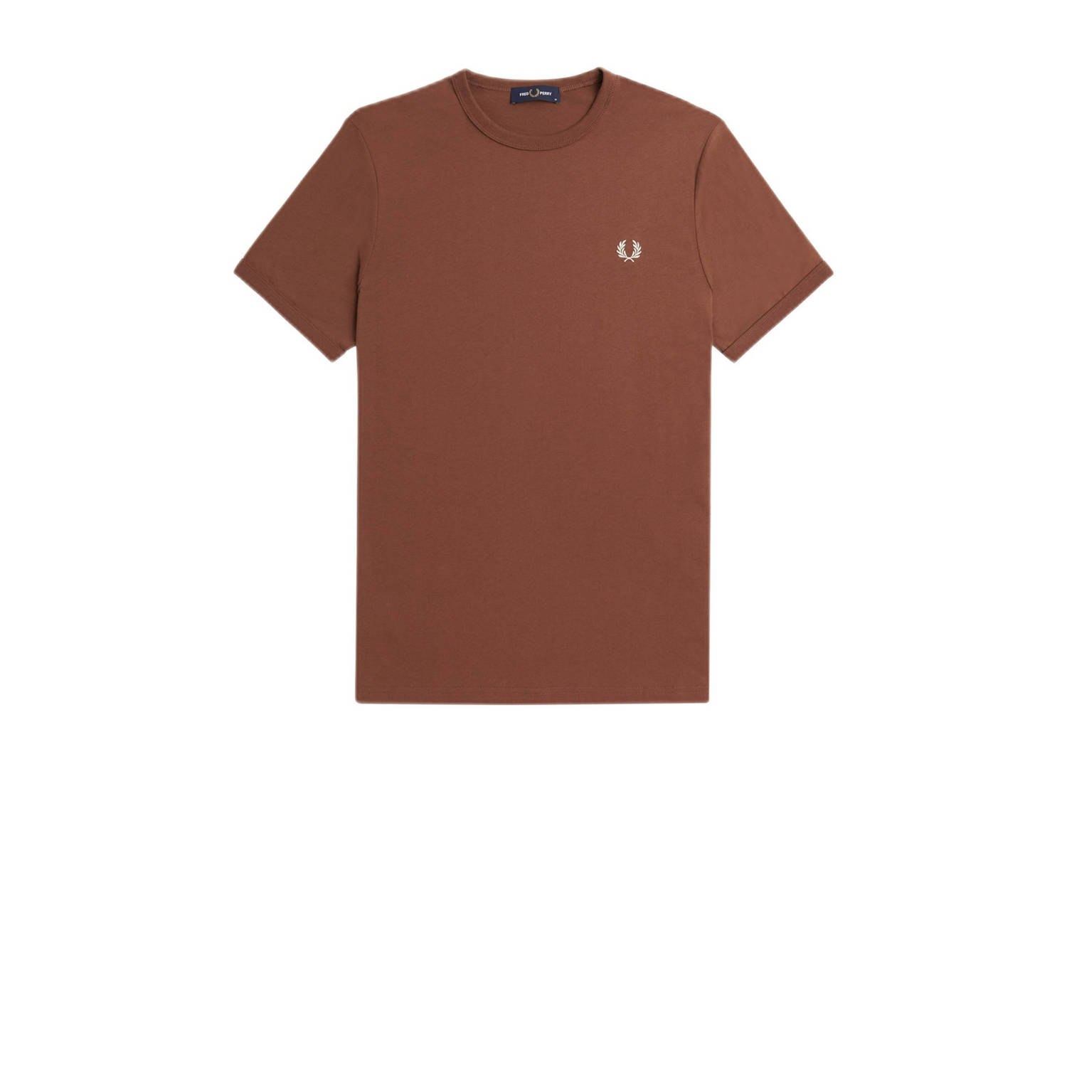 Fred Perry T-shirt Ringer T-Shirt Bruin S54