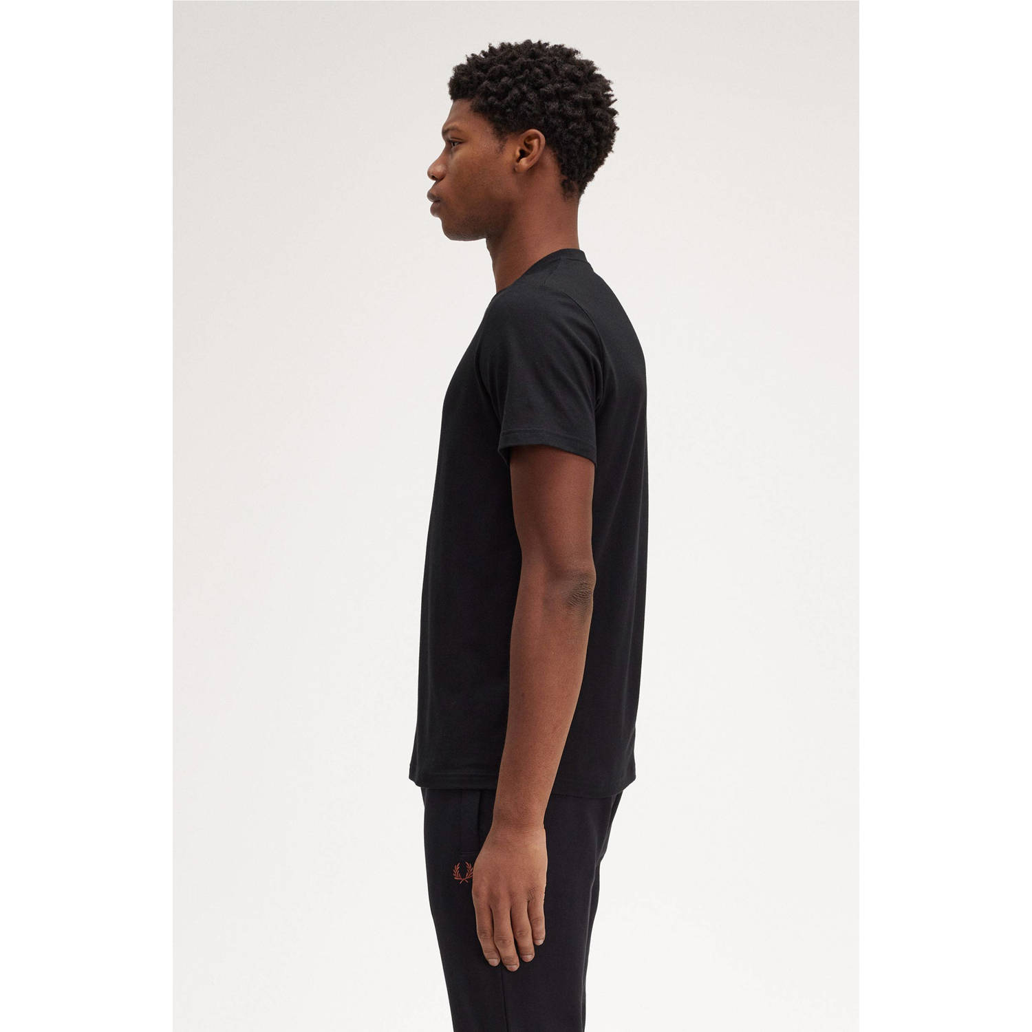 Fred Perry T-shirt Korte Mouw Embroidered Tee Shirt