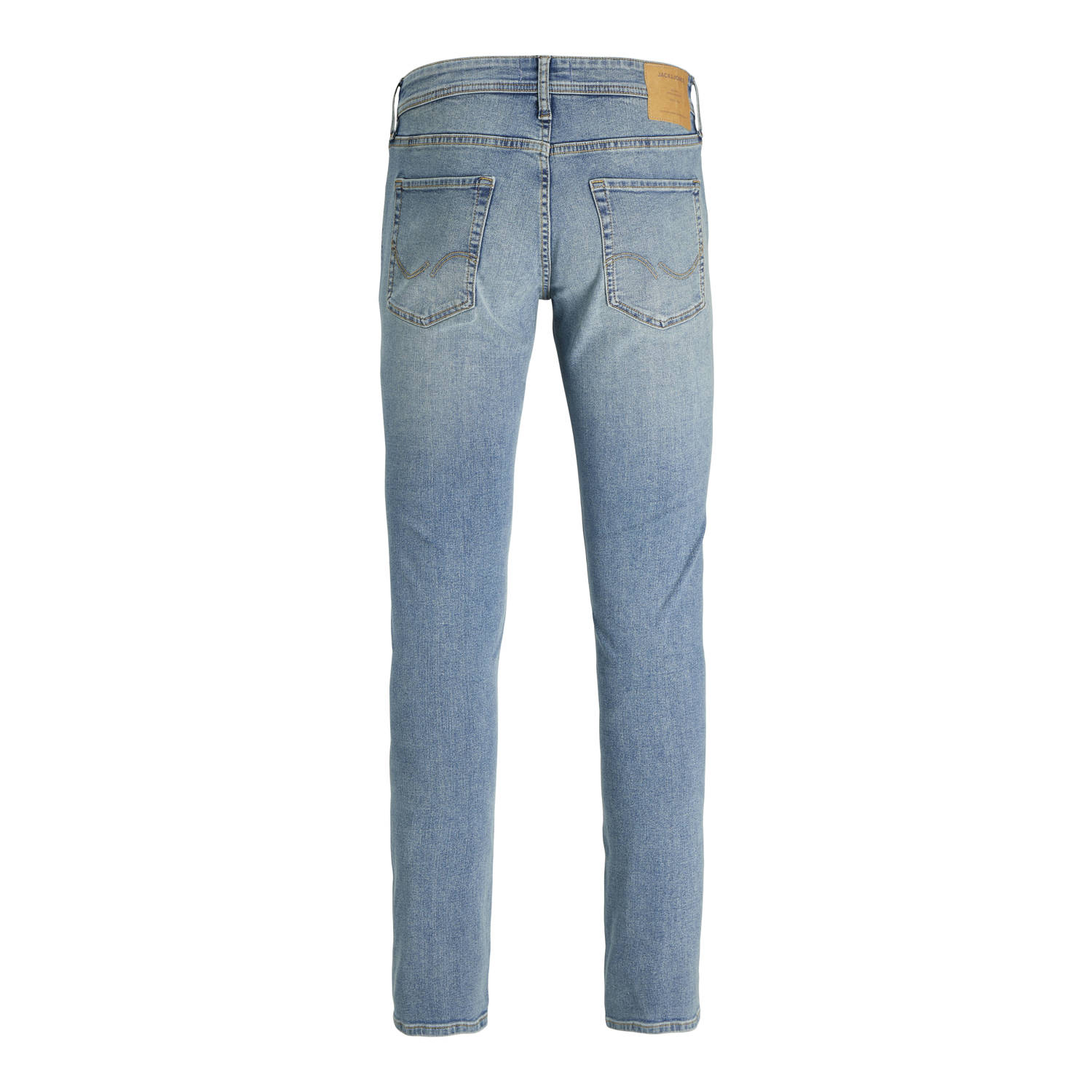 JACK & JONES PLUS SIZE slim fit jeans JJIGLENN JJORIGINAL MF 664 Plus Size blauw