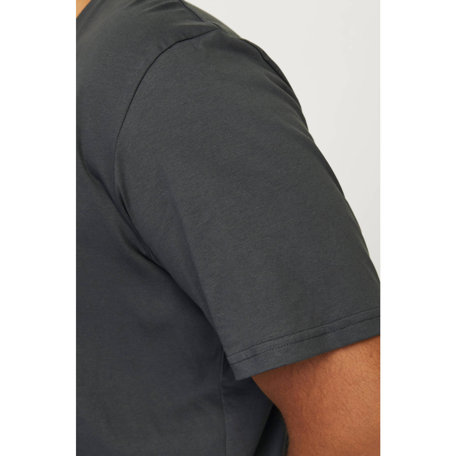 JACK & JONES PLUS SIZE T-shirt grijs