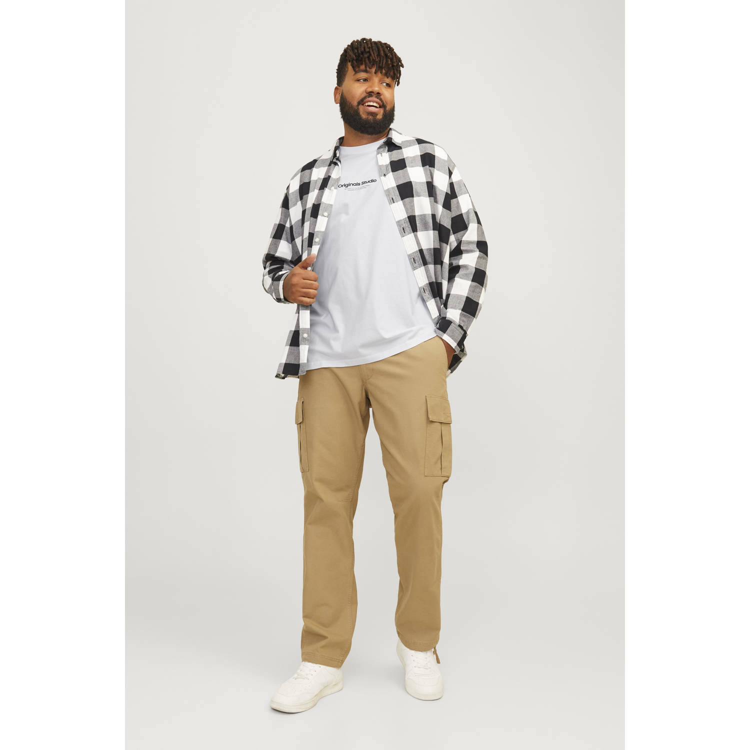 JACK & JONES PLUS SIZE T-shirt wit