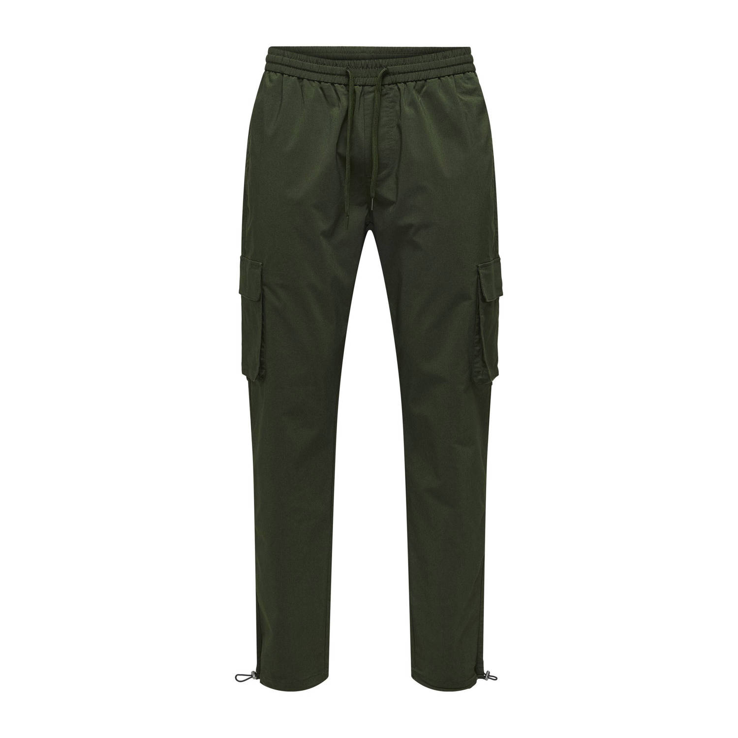 ONLY & SONS slim fit cargo broek ONSCOMMON rosin