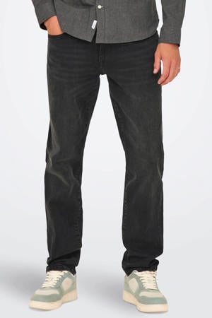 regular fit jeans ONSWEFT REGULAR WB 0021 grijs