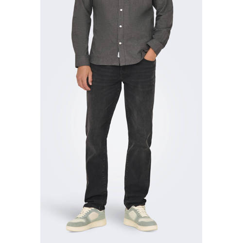 ONLY & SONS regular fit jeans ONSWEFT REGULAR WB 0021 grijs afbeelding
