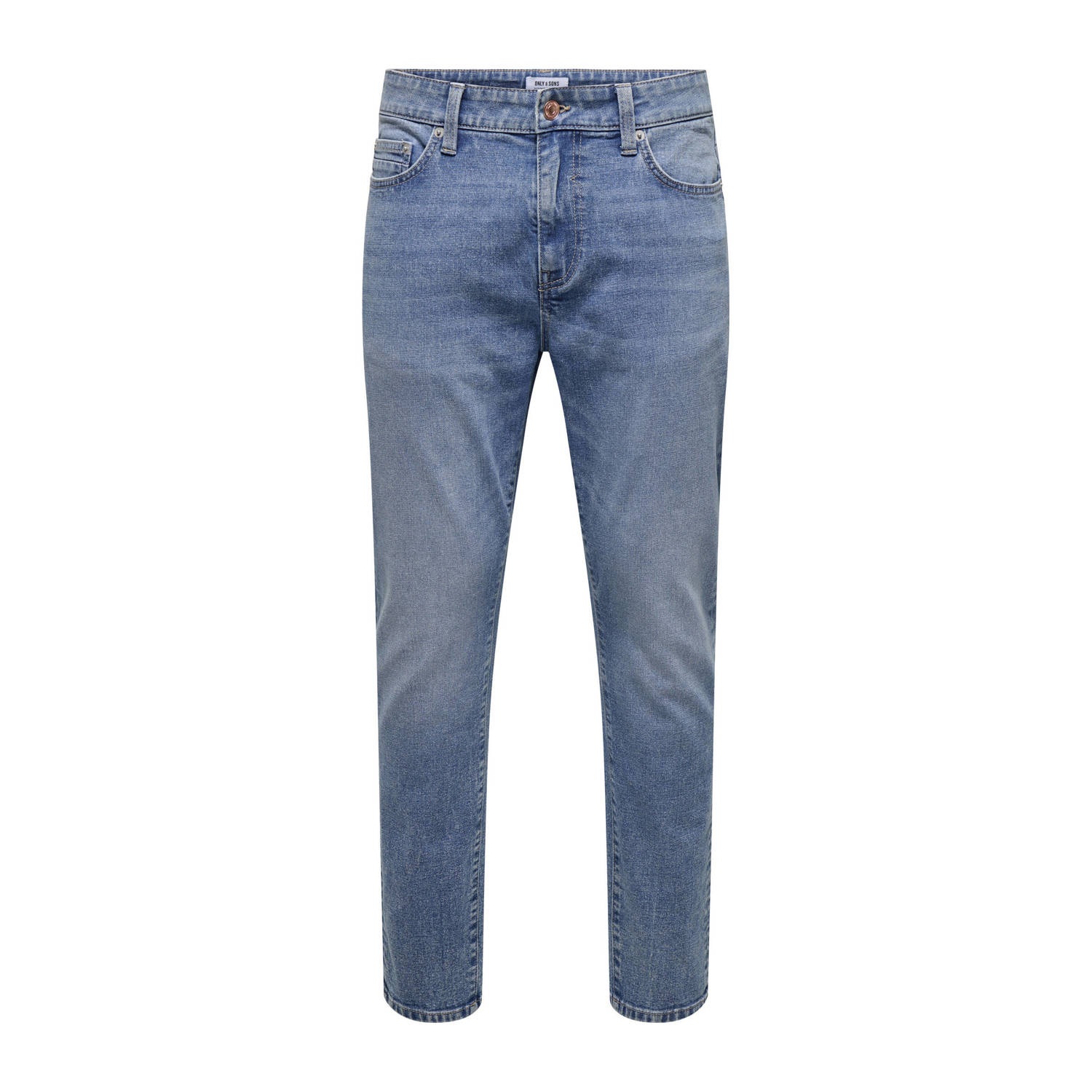 ONLY & SONS tapered fit jeans ONSROPE blauw