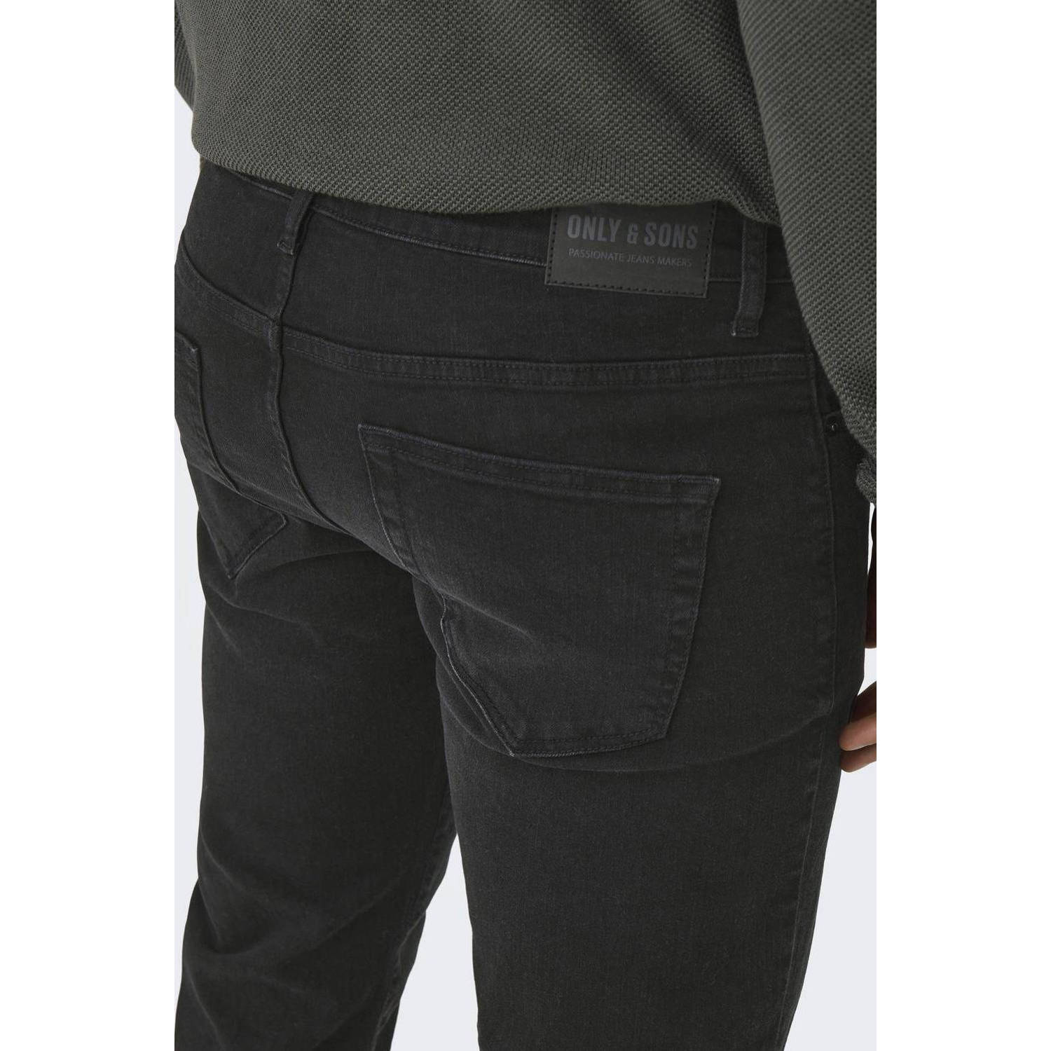 ONLY & SONS regular fit jeans ONSWEFT black denim
