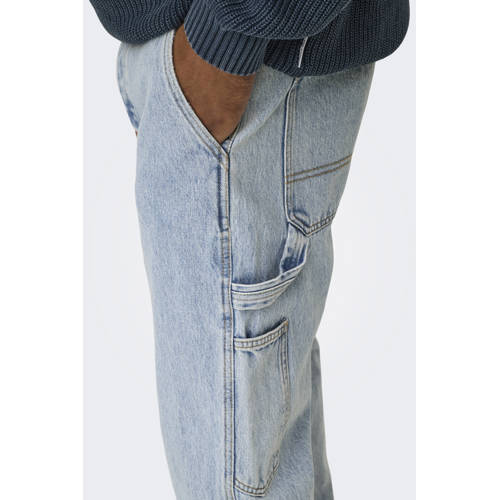 ONLY & SONS straight leg jeans ONSEDGE light blue denim afbeelding